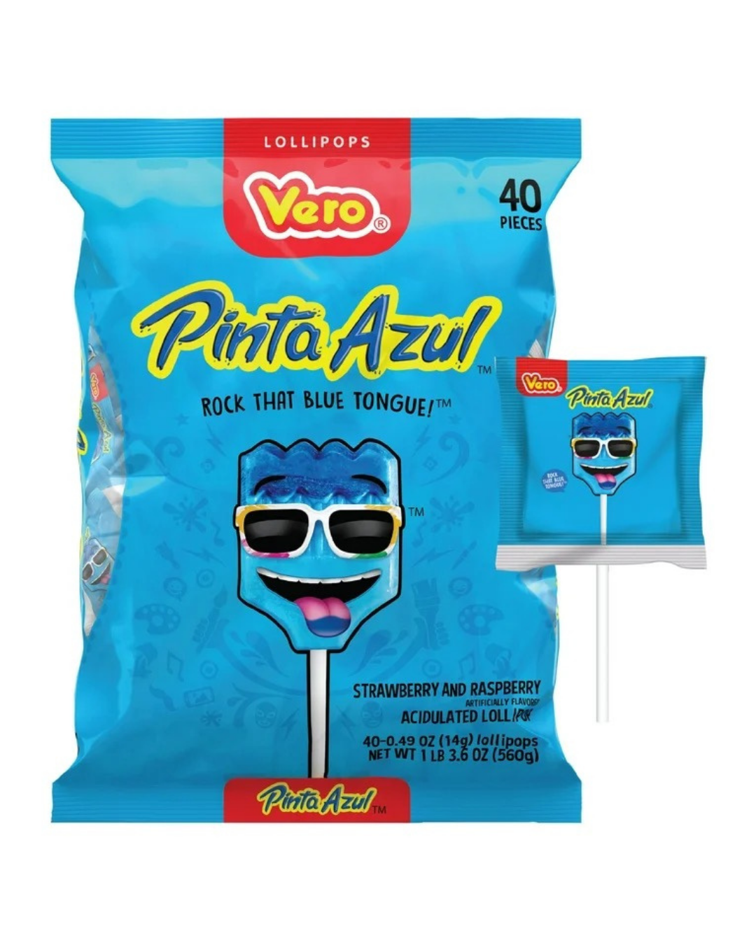 Vero Pinta Azul 40uds.